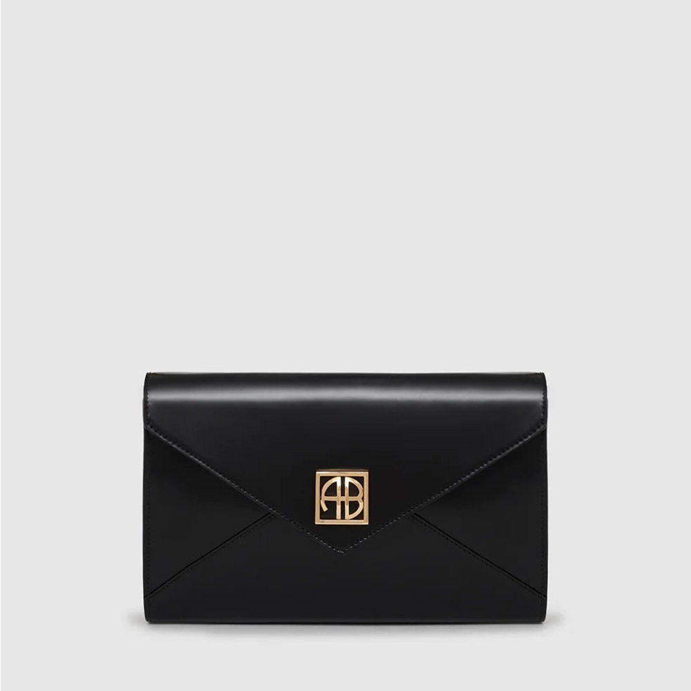 Anine Bing Elly Clutch - High-Shine Black - Picture 4 of 7
